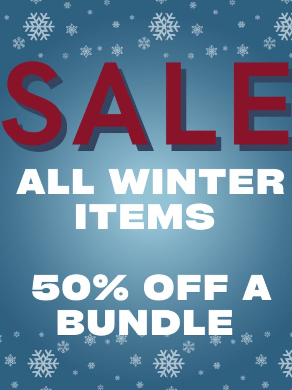 Winter Item Sale